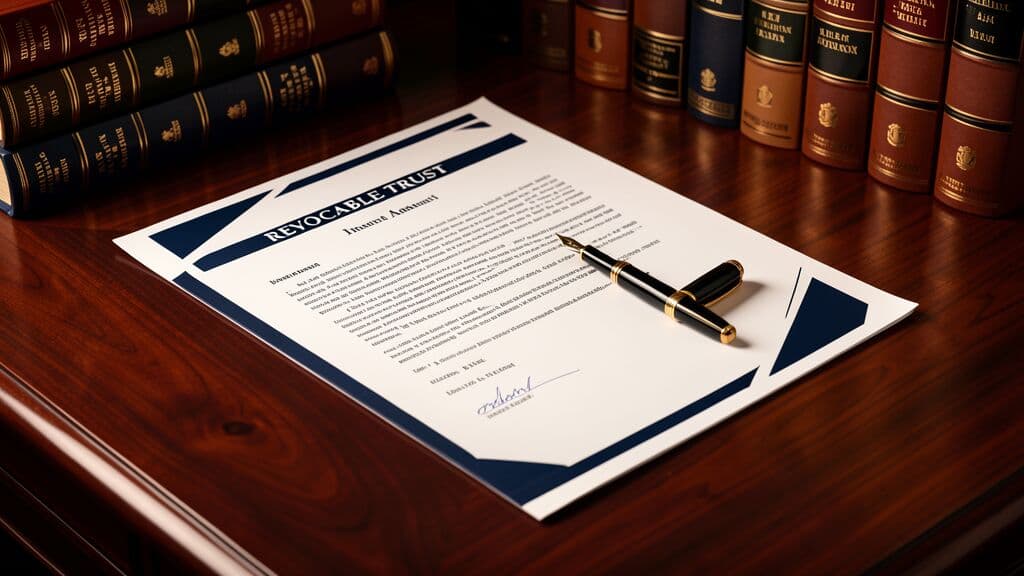 Revocable trust minutes guide - trust amendment document and legal reference