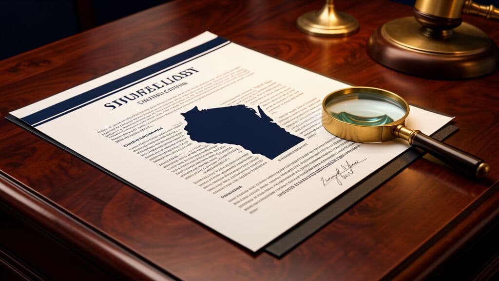 Trust minutes requirements for Wisconsin - trust administration documents and legal reference