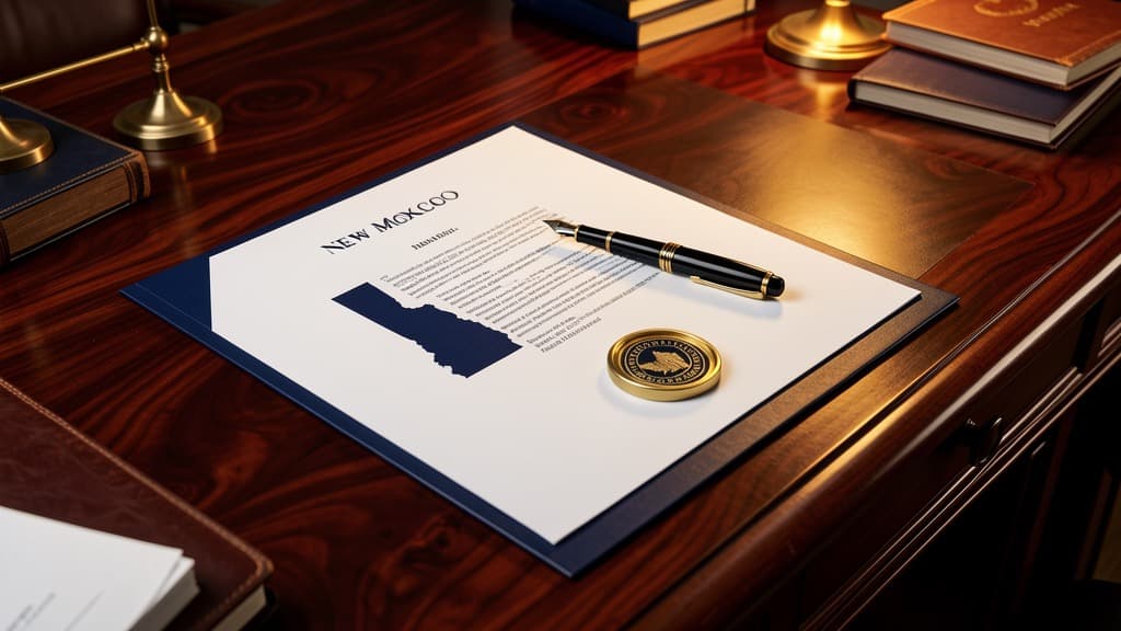 Trust minutes requirements for New Mexico, trust administration documents and legal reference