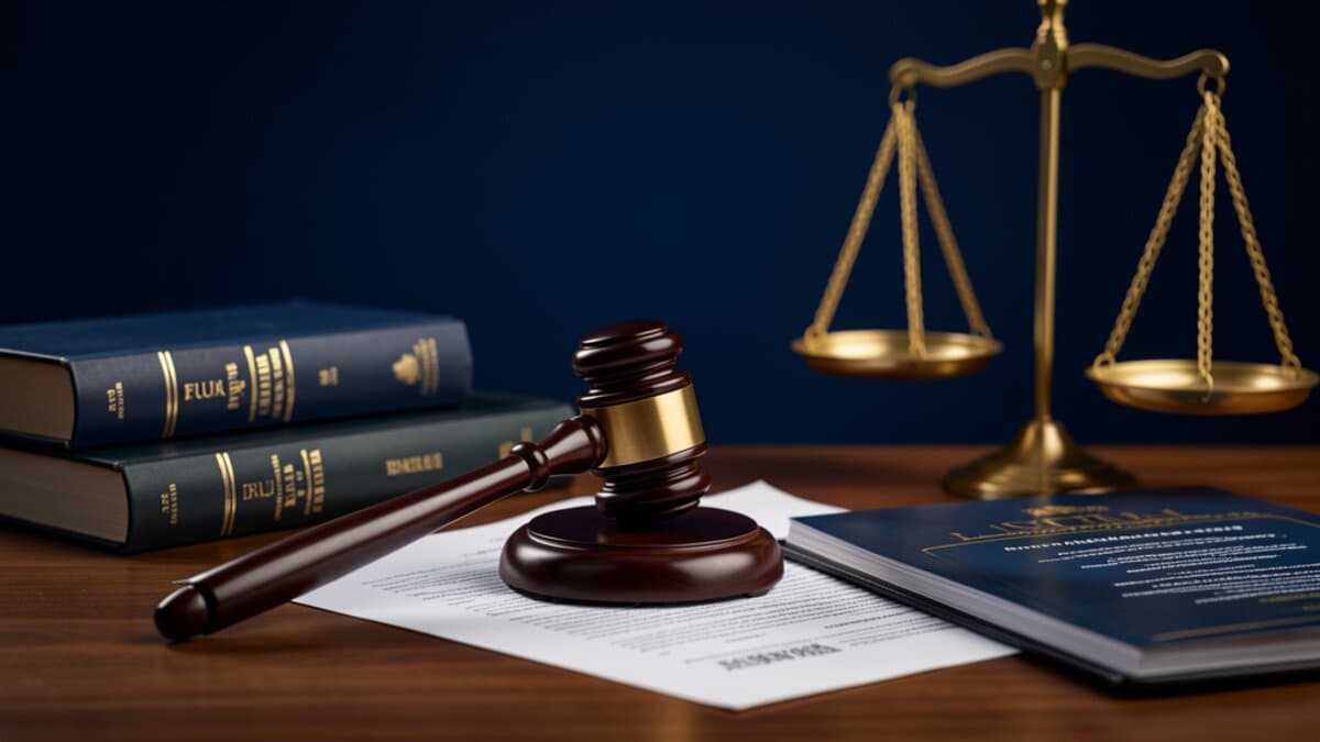 Trustee decision documentation - professional desk with legal documents, pen, and trust administration paperwork