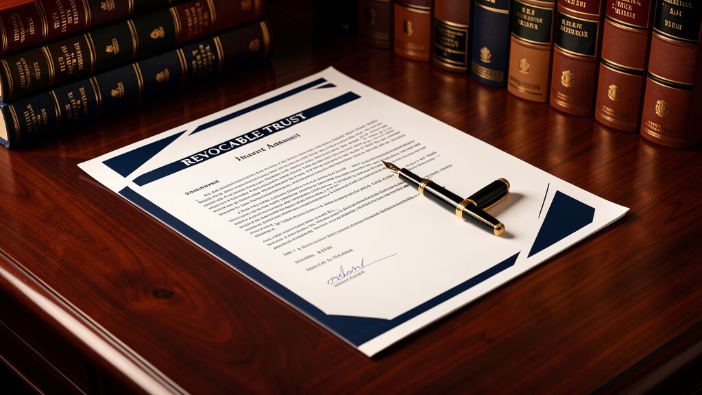 Revocable trust minutes guide - trust amendment document and legal reference
